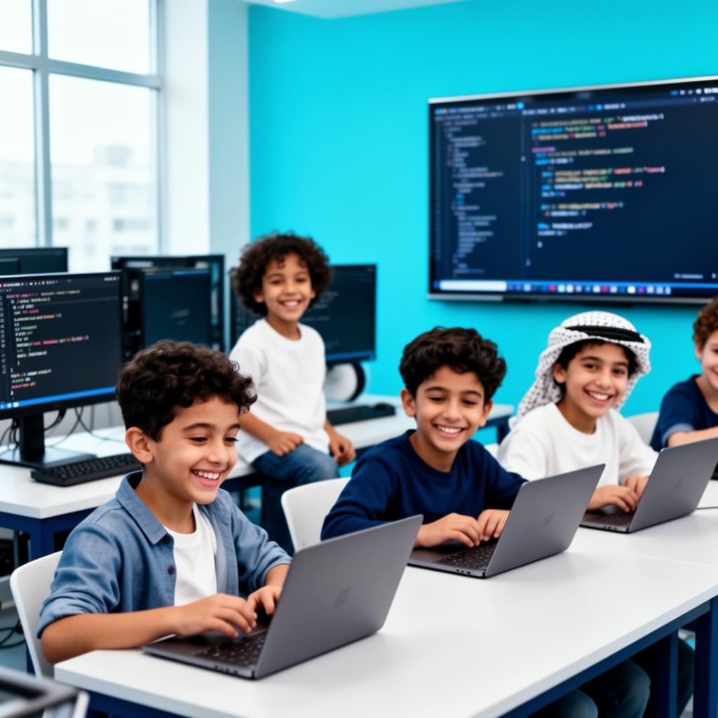 أطفال يتعلمون البرمجة في Bit W Byte